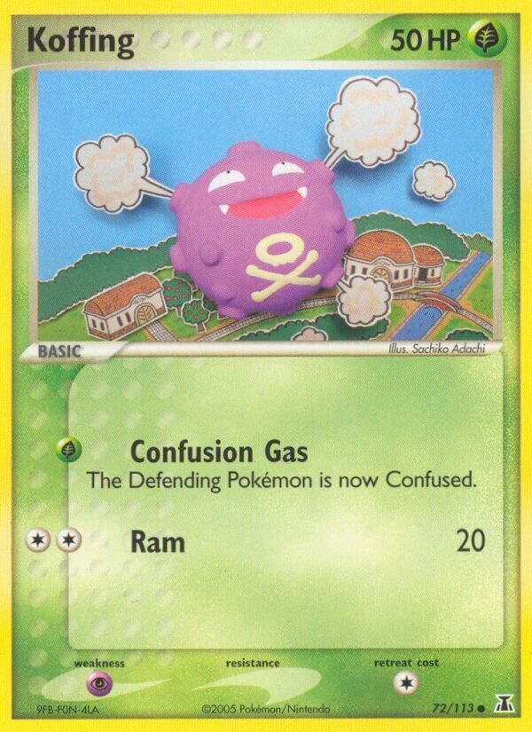 Koffing 072/114 — EX Delta Species (English Pokémon TCG card)