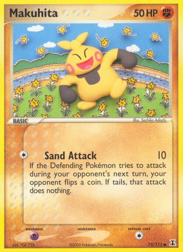 Makuhita 075/114 — EX Delta Species (English Pokémon TCG card)