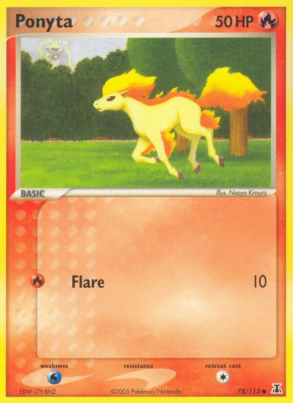 Ponyta 078/114 — EX Delta Species (English Pokémon TCG card)