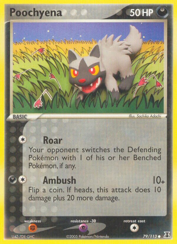 Poochyena 079/114 — EX Delta Species (English Pokémon TCG card)