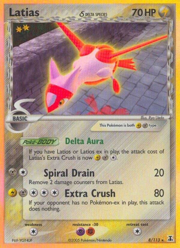Latias 008/114 — EX Delta Species (English Pokémon TCG card)