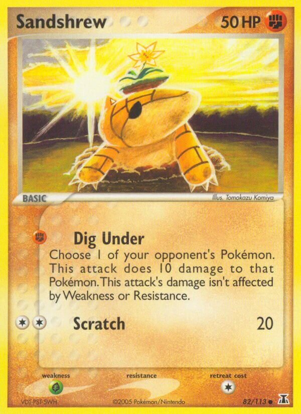 Sandshrew 082/114 — EX Delta Species (English Pokémon TCG card)