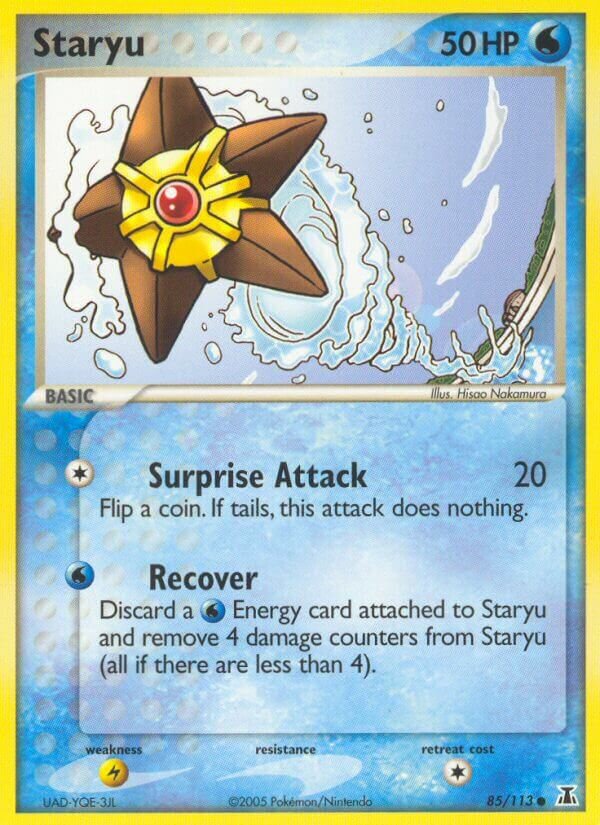 Staryu 085/114 — EX Delta Species (English Pokémon TCG card)