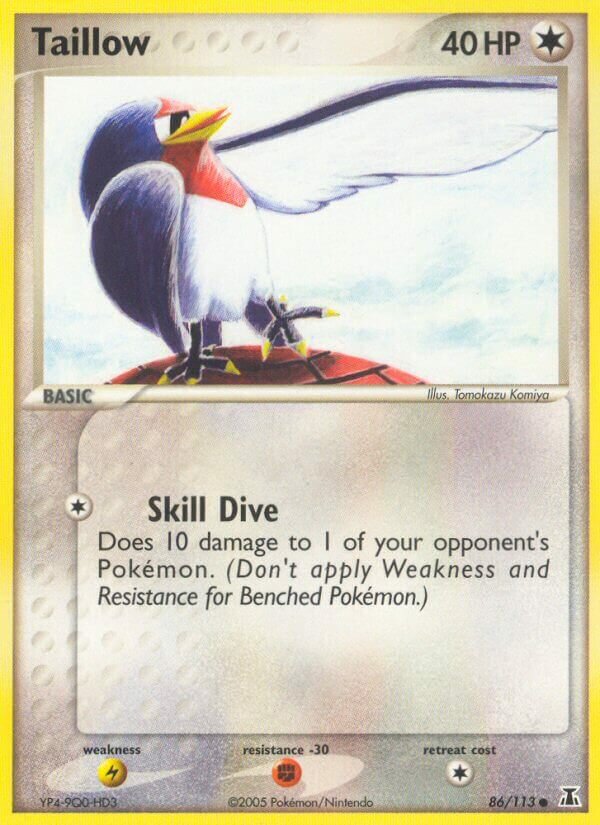 Taillow 086/114 — EX Delta Species (English Pokémon TCG card)