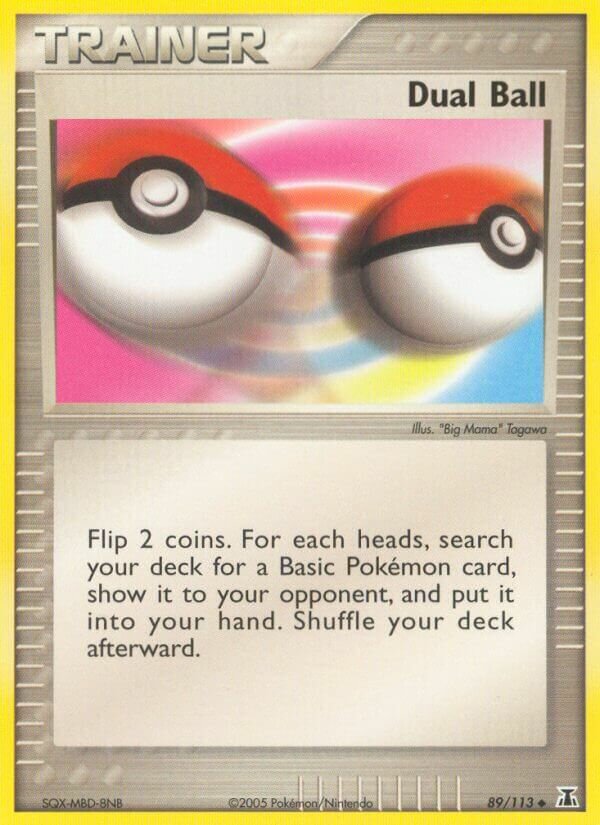 Dual Ball 089/114 — EX Delta Species (English Pokémon TCG card)