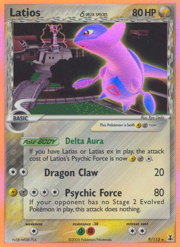 Latios 009/114 — EX Delta Species (English Pokémon TCG card)