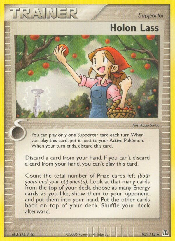 Holon Lass 092/114 — EX Delta Species (English Pokémon TCG card)