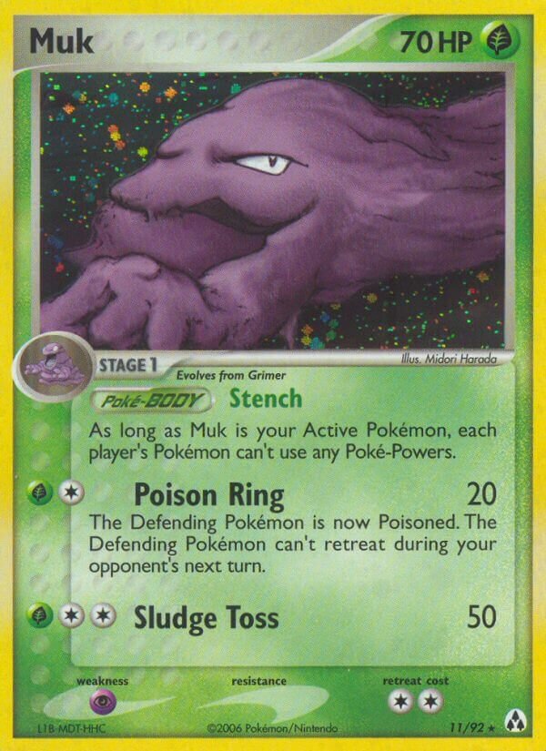Muk 011/93 — EX Legend Maker (English Pokémon TCG card)