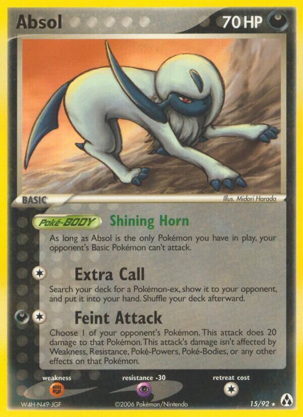 Absol 015/93 — EX Legend Maker (English Pokémon TCG card)