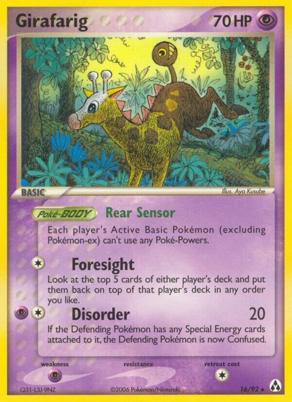 Girafarig 016/93 — EX Legend Maker (English Pokémon TCG card)