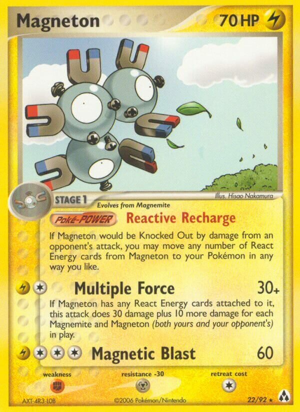 Magneton 022/93 — EX Legend Maker (English Pokémon TCG card)