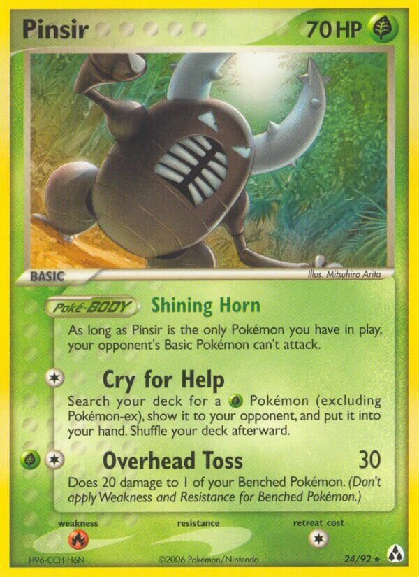 Pinsir 024/93 — EX Legend Maker (English Pokémon TCG card)