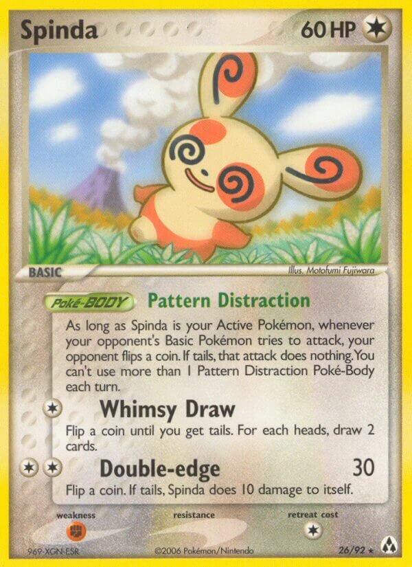 Spinda 026/93 — EX Legend Maker (English Pokémon TCG card)