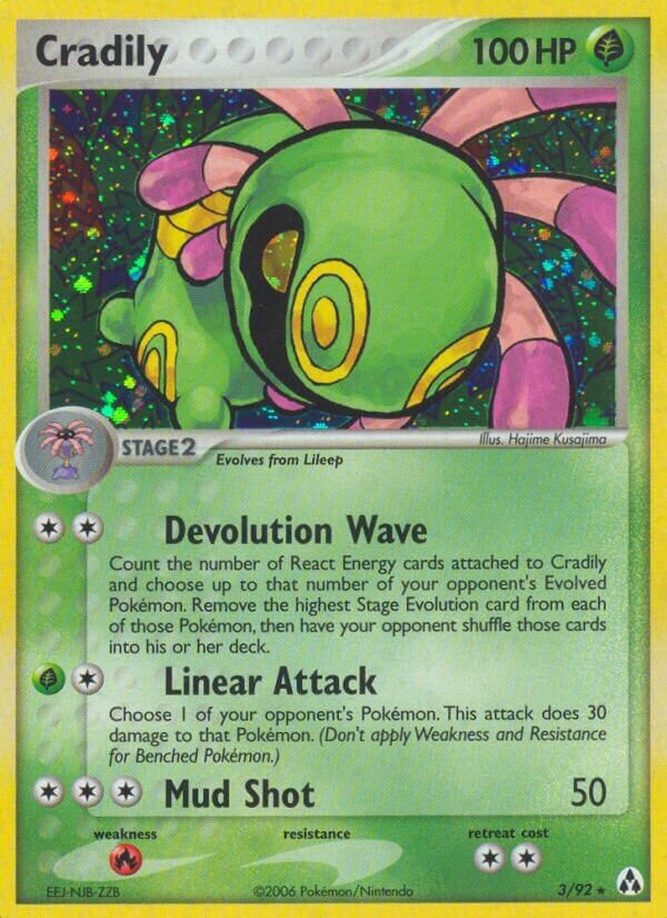 Cradily 003/93 — EX Legend Maker (English Pokémon TCG card)