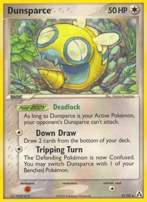 Dunsparce 031/93 — EX Legend Maker (English Pokémon TCG card)