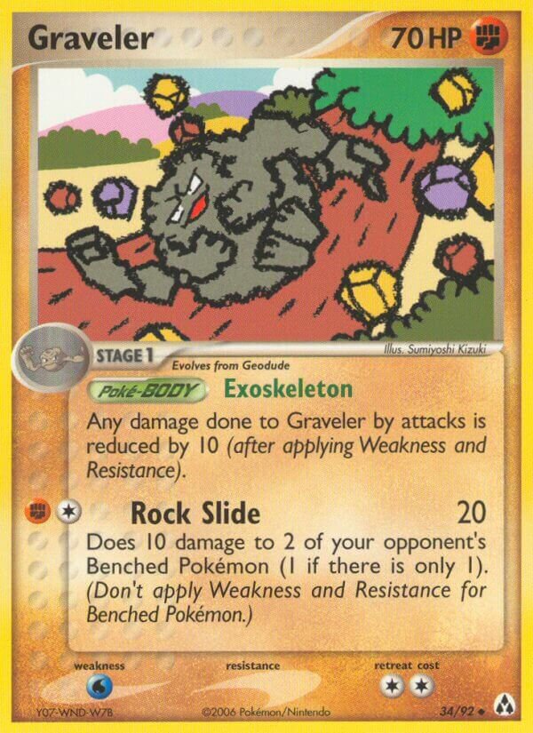 Graveler 034/93 — EX Legend Maker (English Pokémon TCG card)