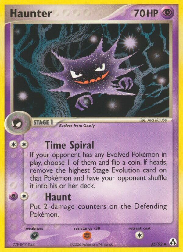 Haunter 035/93 — EX Legend Maker (English Pokémon TCG card)