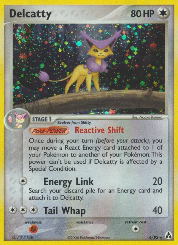 Delcatty 004/93 — EX Legend Maker (English Pokémon TCG card)