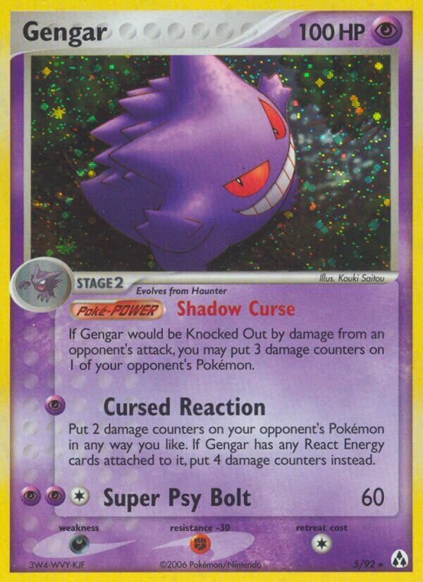 Gengar 005/93 — EX Legend Maker (English Pokémon TCG card)