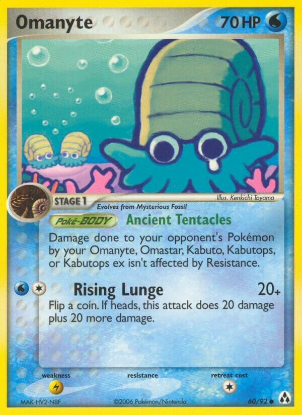 Omanyte 060/93 — EX Legend Maker (English Pokémon TCG card)