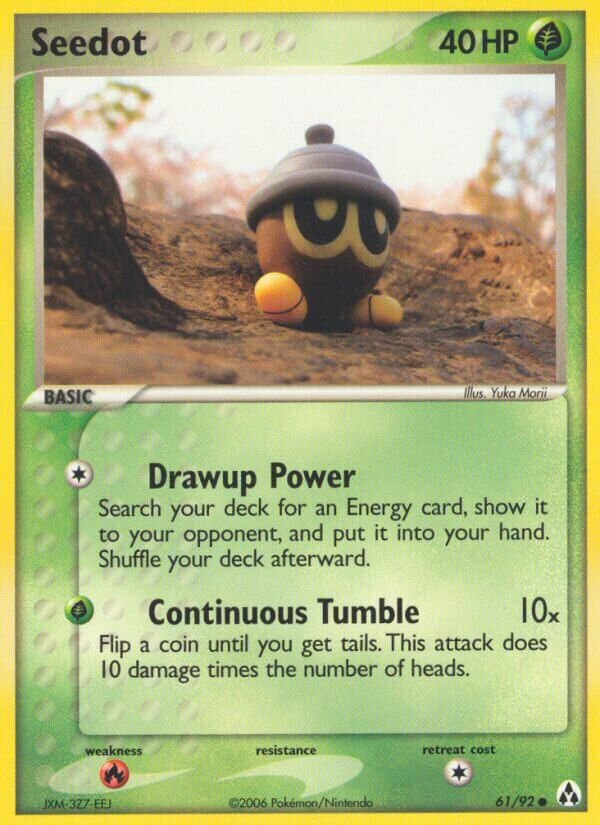 Seedot 061/93 — EX Legend Maker (English Pokémon TCG card)