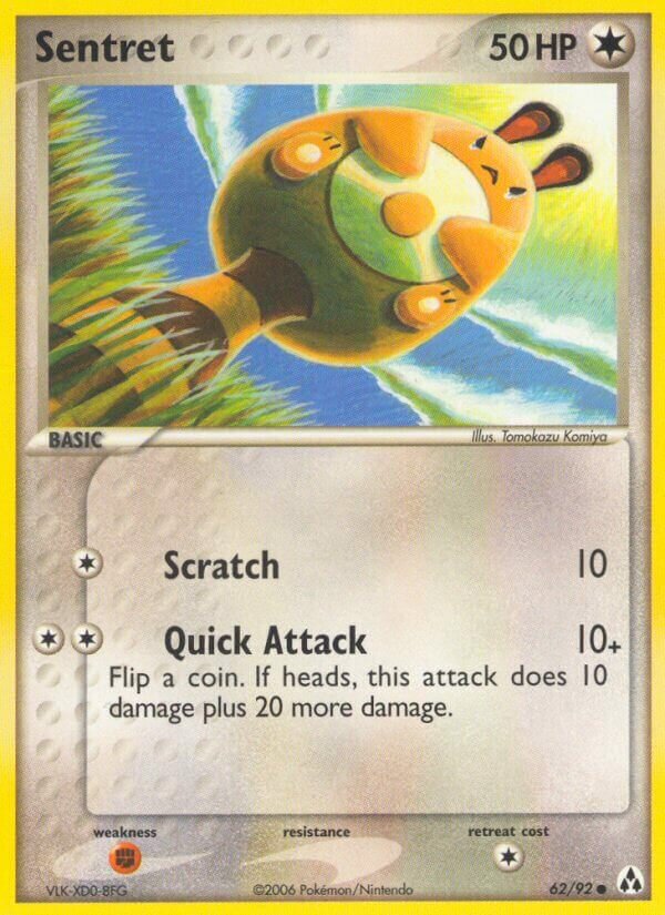 Sentret 062/93 — EX Legend Maker (English Pokémon TCG card)
