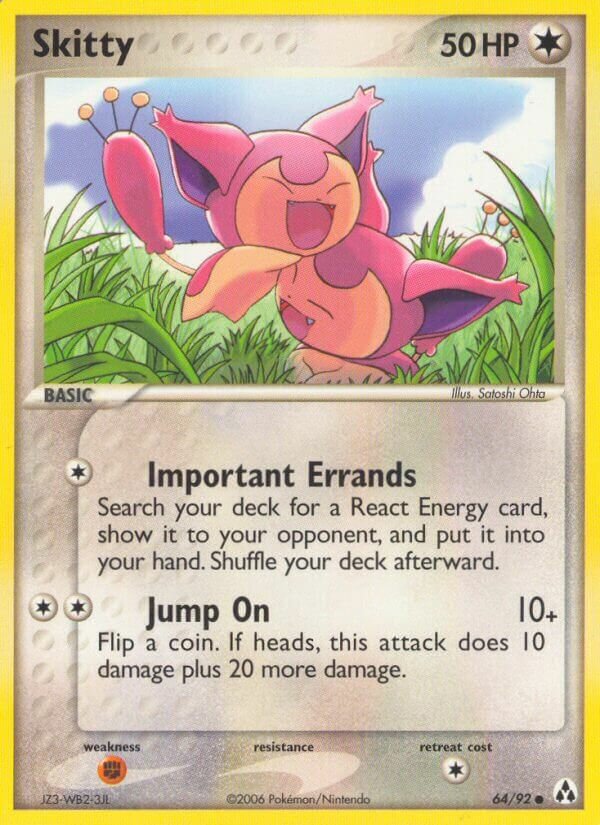 Skitty 064/93 — EX Legend Maker (English Pokémon TCG card)