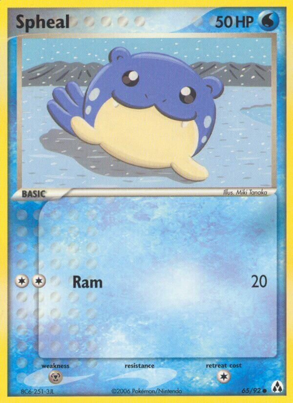 Spheal 065/93 — EX Legend Maker (English Pokémon TCG card)