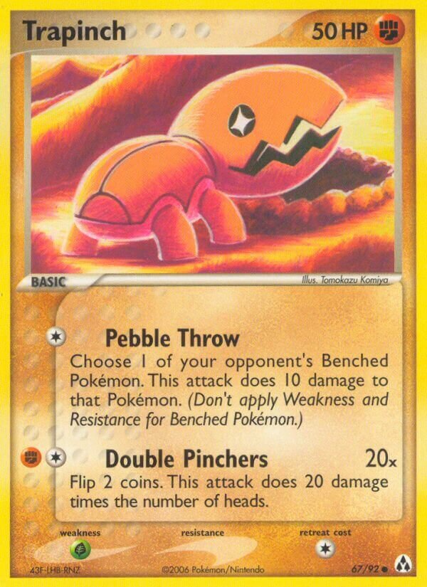Trapinch 067/93 — EX Legend Maker (English Pokémon TCG card)