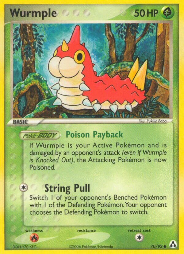 Wurmple 070/93 — EX Legend Maker (English Pokémon TCG card)