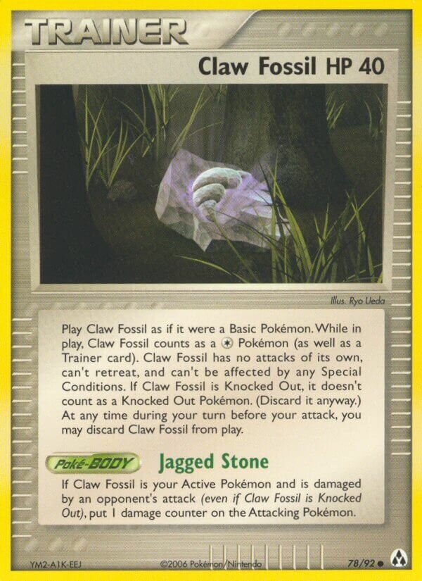 Claw Fossil 078/93 — EX Legend Maker (English Pokémon TCG card)