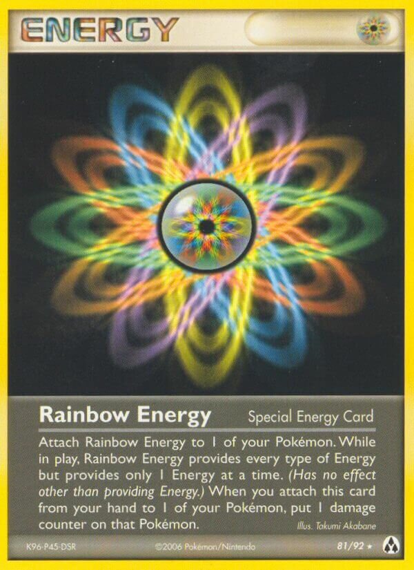 Rainbow Energy 081/93 — EX Legend Maker (English Pokémon TCG card)