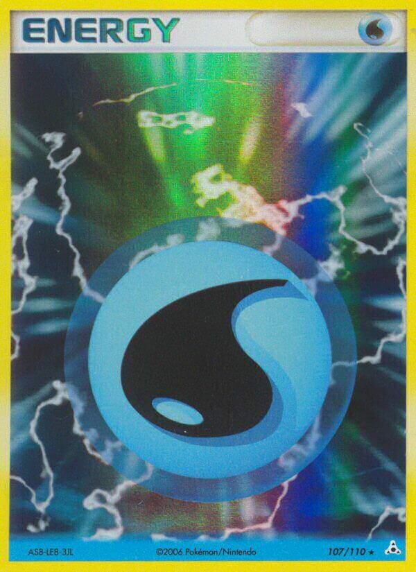 Water Energy 107/111 — EX Holon Phantoms (English Pokémon TCG card)
