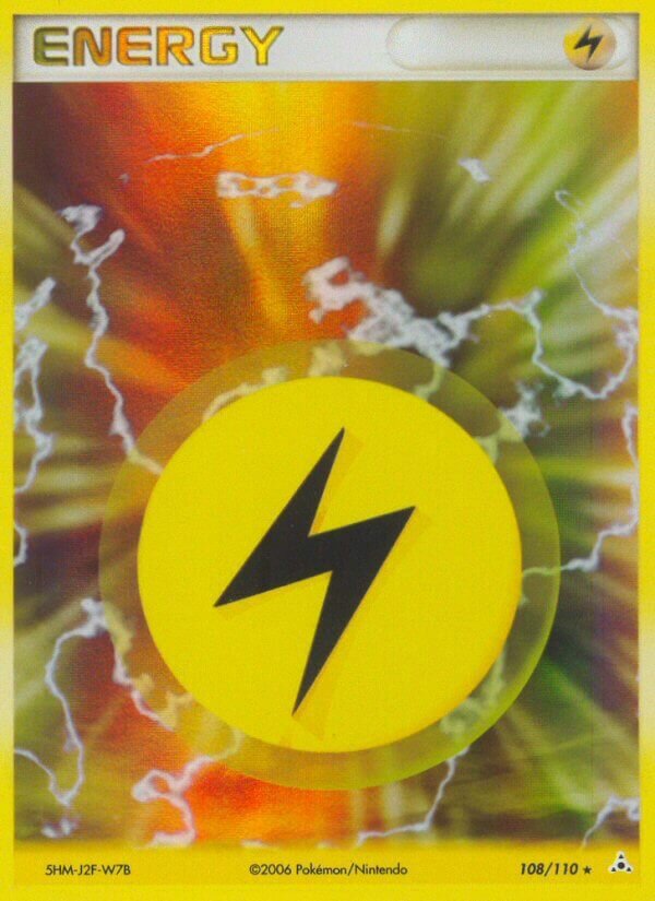 Lightning Energy 108/111 — EX Holon Phantoms (English Pokémon TCG card)