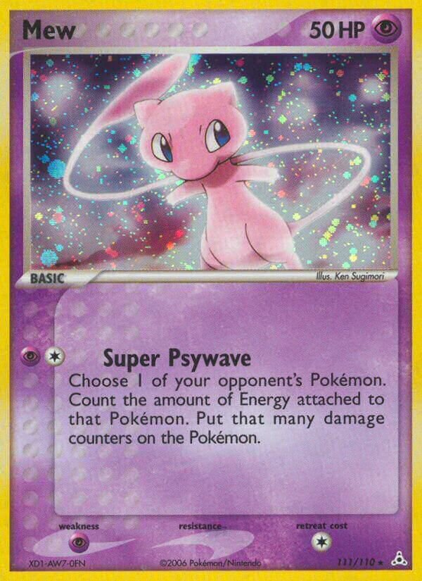 Mew 111/111 — EX Holon Phantoms (English Pokémon TCG card)