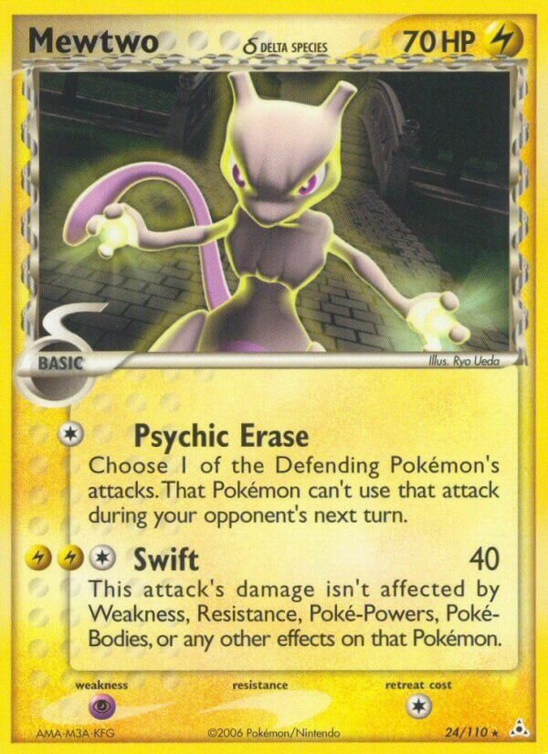 Mewtwo 024/111 — EX Holon Phantoms (English Pokémon TCG card)