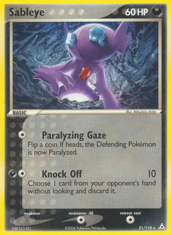 Sableye 031/111 — EX Holon Phantoms (English Pokémon TCG card)