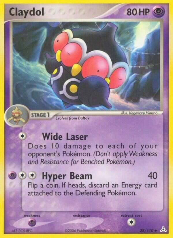 Claydol 038/111 — EX Holon Phantoms (English Pokémon TCG card)