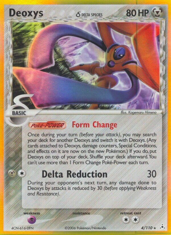 Deoxys 004/111 — EX Holon Phantoms (English Pokémon TCG card)