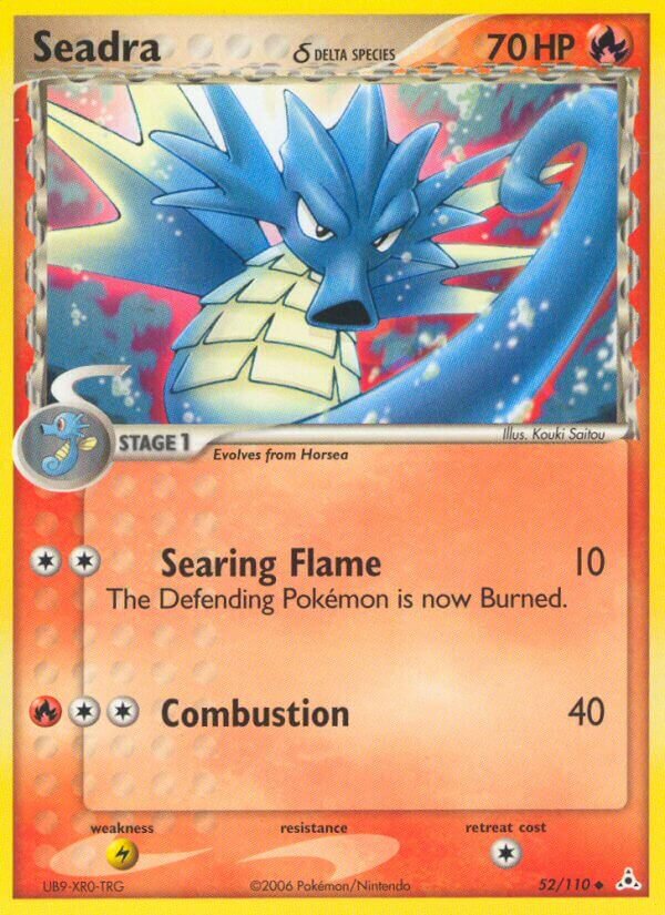 Seadra 052/111 — EX Holon Phantoms (English Pokémon TCG card)