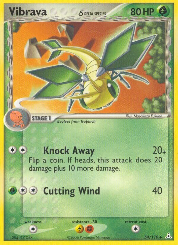 Vibrava 054/111 — EX Holon Phantoms (English Pokémon TCG card)