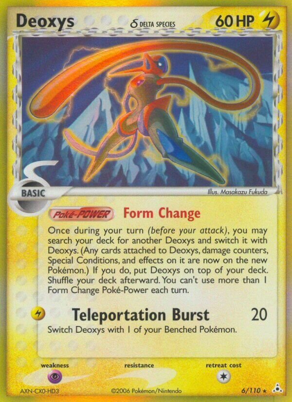 Deoxys 006/111 — EX Holon Phantoms (English Pokémon TCG card)