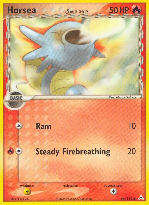Horsea 066/111 — EX Holon Phantoms (English Pokémon TCG card)