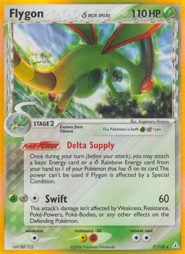 Flygon 007/111 — EX Holon Phantoms (English Pokémon TCG card)