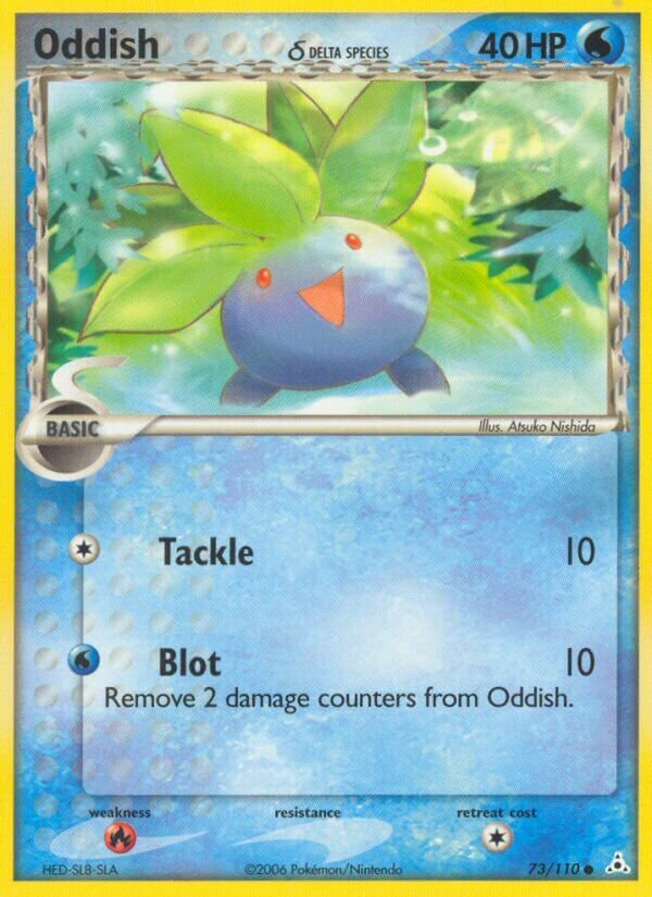 Oddish 073/111 — EX Holon Phantoms (English Pokémon TCG card)