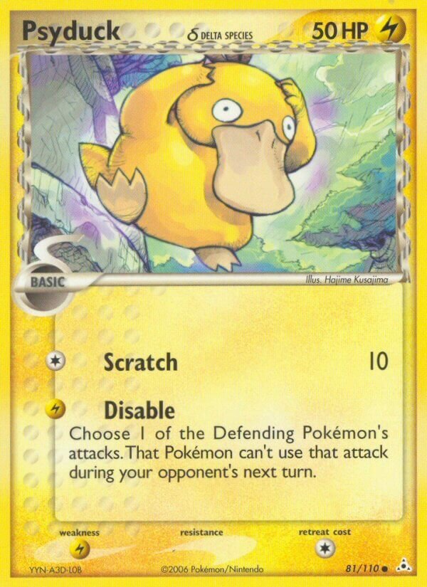 Psyduck 081/111 — EX Holon Phantoms (English Pokémon TCG card)