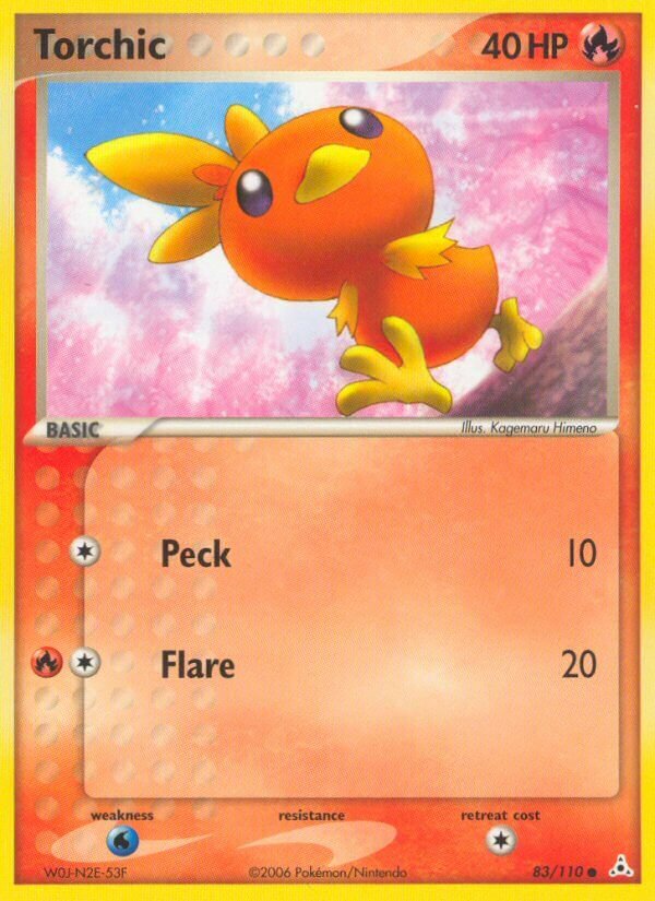 Torchic 083/111 — EX Holon Phantoms (English Pokémon TCG card)