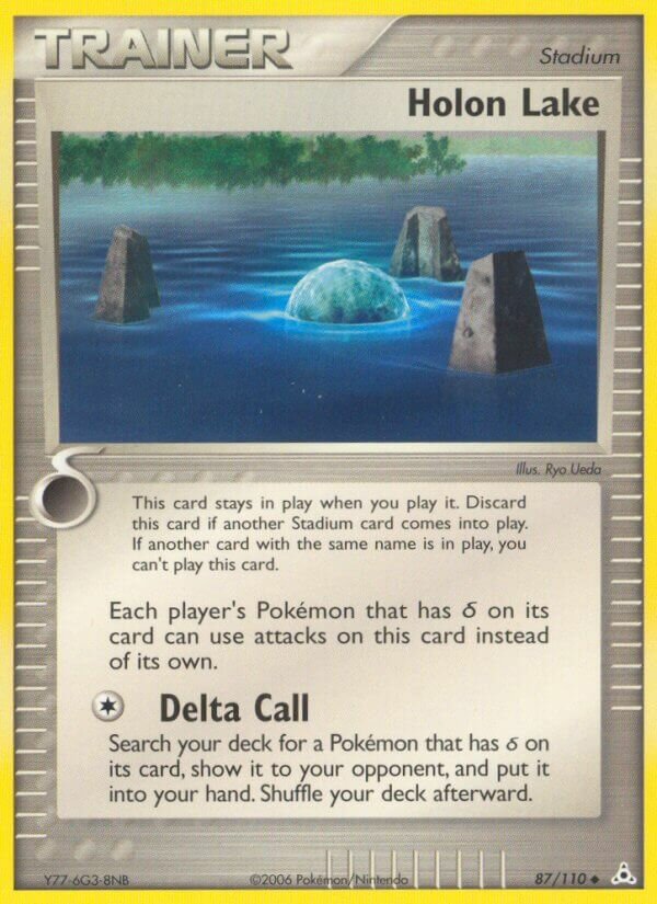Holon Lake 087/111 — EX Holon Phantoms (English Pokémon TCG card)