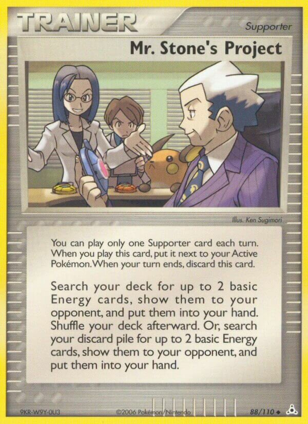 Mr. Stone's Project 088/111 — EX Holon Phantoms (English Pokémon TCG card)