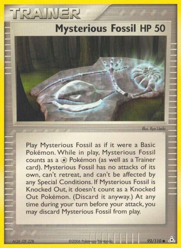 Mysterious Fossil 092/111 — EX Holon Phantoms (English Pokémon TCG card)